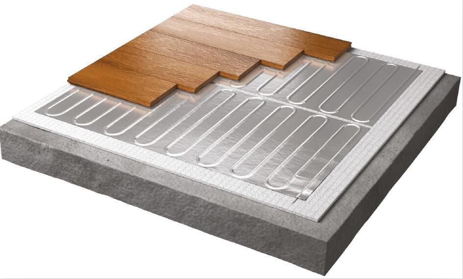 Folie incalzire electrica parchet 12 mp 1800W Aluminium Foil Underfloor Heating Mat 1