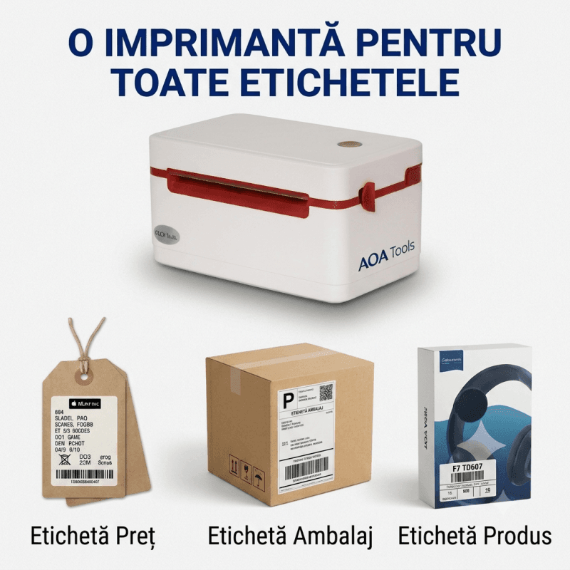 Imprimanta termica pentru awb uri sameday, fancurier, cargus si diverse etichete
